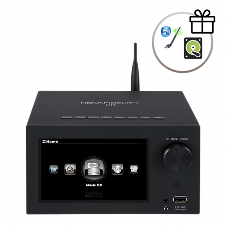 NOVAFIDELITY X14 STREAMER Y AMPLIFICADOR STEREO