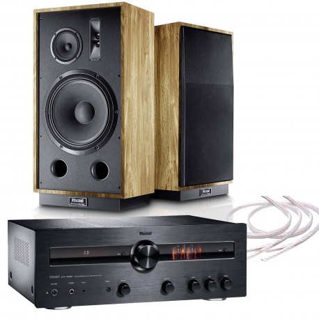 KIT STEREO VINTAGE MAGNAT MA-900 TRANSPULS 1500 Walnut