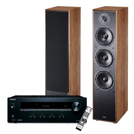 KIT STEREO HIFI ONKYO TX-8220 - MAGNAT MONITOR S70 Walnut