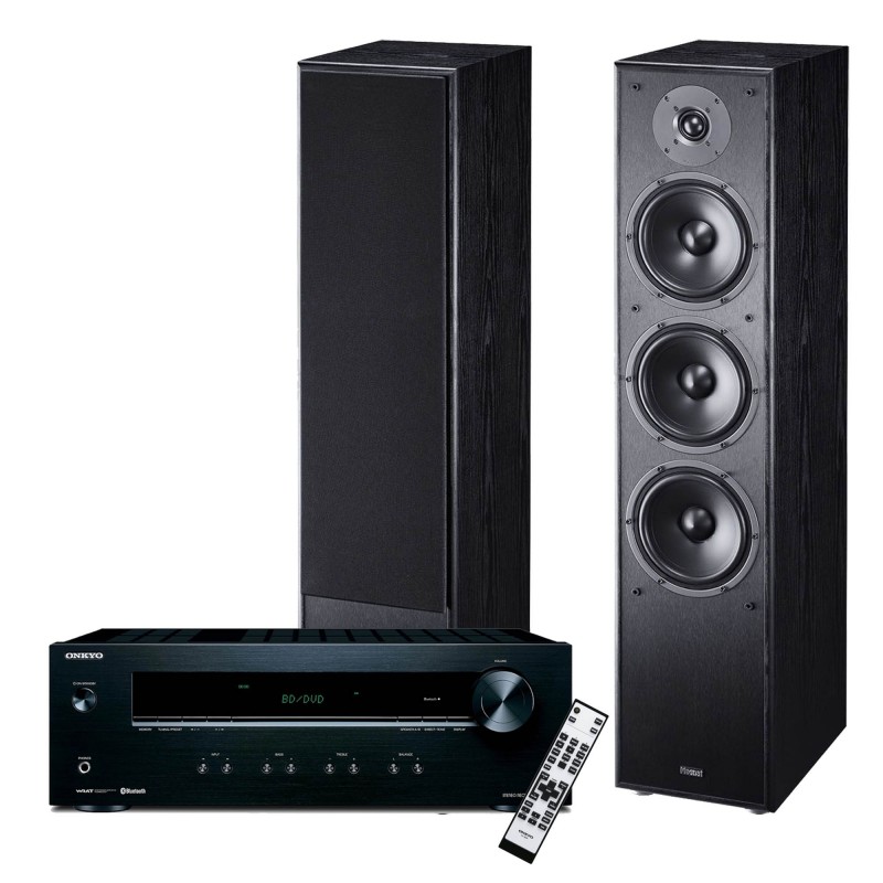 KIT STEREO HIFI ONKYO TX-8220 - Monitor S70 black