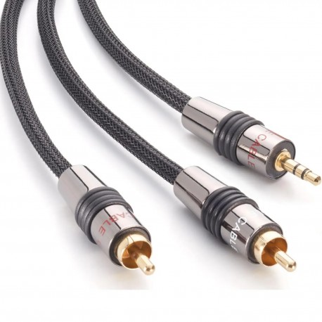 EAGLE-CABLE MINI-PLUG A RCA STEREO